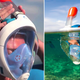 Illustration for article titled A Snorkel Mask That Lets You Breath Like Youre Not Underwater